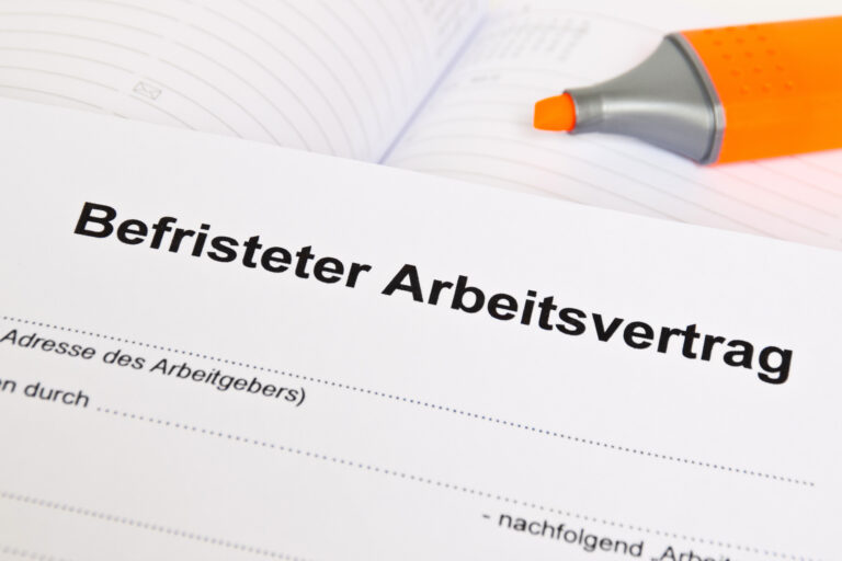 Befristeter Arbeitsvertrag-Mobile